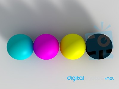 CMYK Stock Image