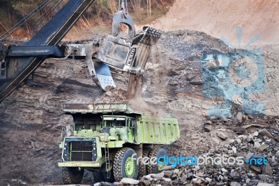 Coal Mine  Stock Photo