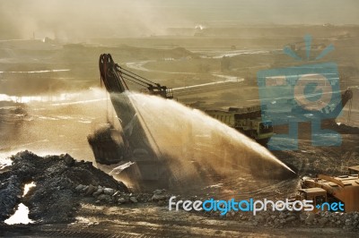 Coal Mine Stock Photo