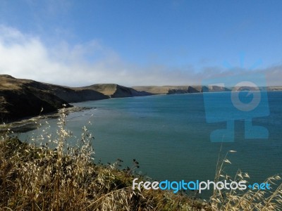 Coast And Clouds Stock Photo