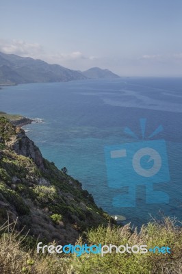 Coast, Italy, Sardinia, Western Sardinia, Alghero, Capo Caccia Stock Photo