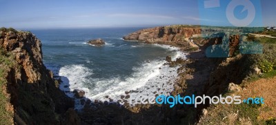 Coastal Algarve Region Stock Photo