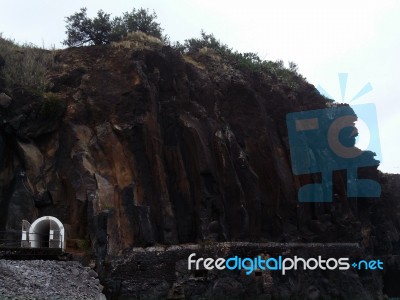 Coastal Landscape In Madeira Stock Photo