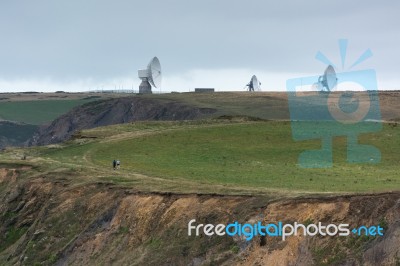 Coastal Path Out Of Bude In Cornwall Stock Photo