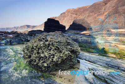 Coastline Area Of Sagres, Portugal Stock Photo