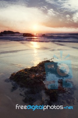 Coastline Area Of Sagres, Portugal Stock Photo