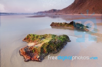 Coastline Area Of Sagres, Portugal Stock Photo