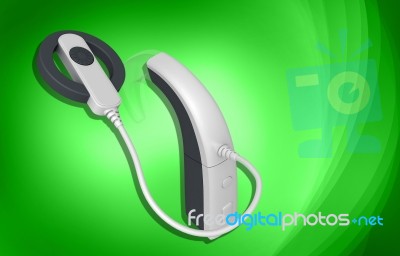 Cochlear Implant Stock Image