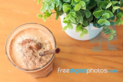 Cocoa Milkshake Stock Photo