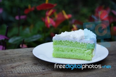 Coconut Cake Stock Photo