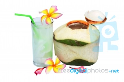 Coconut Drinks Stock Photo