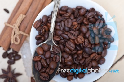 Coffe Sugar And Spice Stock Photo