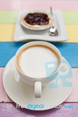 Coffee And Dessert Stock Photo