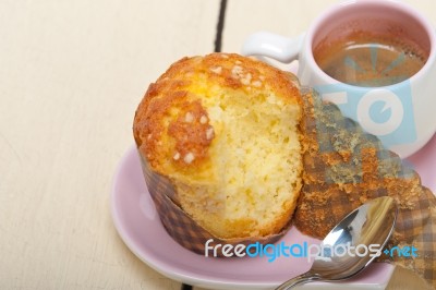 Coffee And Muffin Stock Photo