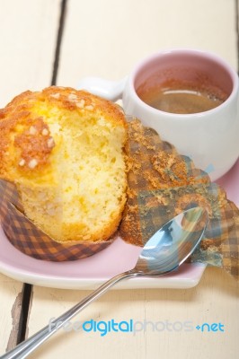 Coffee And Muffin Stock Photo