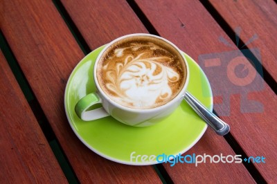 Coffee Art Stock Photo