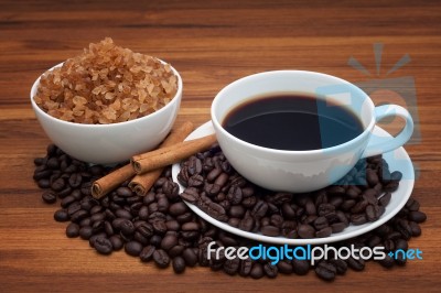 Coffee Background Stock Photo