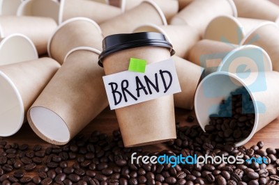 Coffee Branding Concept Stock Photo