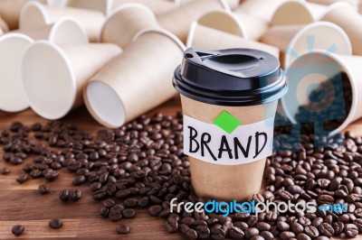 Coffee Branding Concept Stock Photo