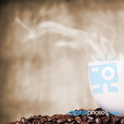 Coffee Drink Background Stock Photo