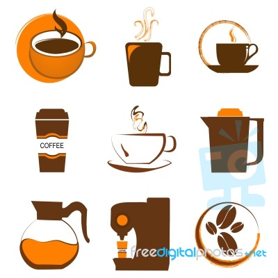 Coffee Icon Stock Image