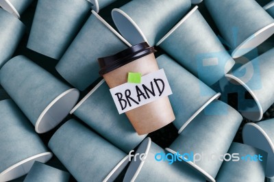 Coffee Identity And Branding Stock Photo