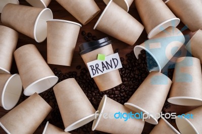 Coffee Identity And Branding Stock Photo