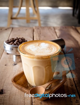 Coffee Latte Stock Photo