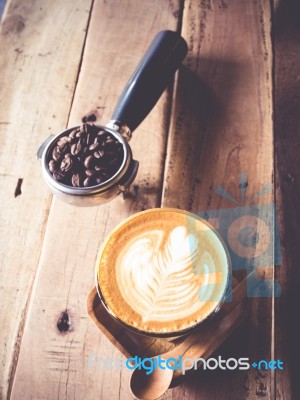 Coffee Latte Stock Photo