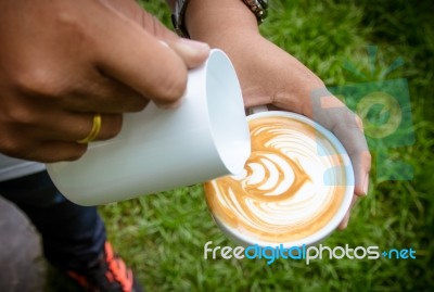 Coffee Latte Stock Photo