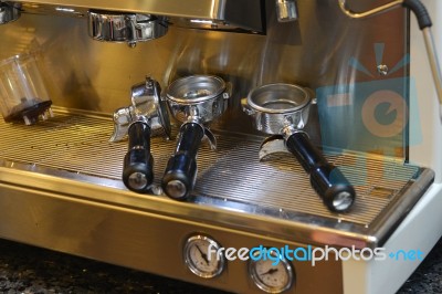 Coffee Machine Stock Photo