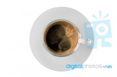 Coffee On Isolate Stock Photo