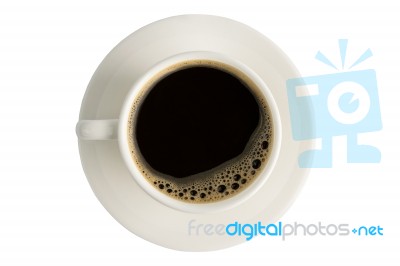 Coffee On Isolate Background Stock Photo