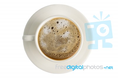 Coffee On Isolate Background Stock Photo