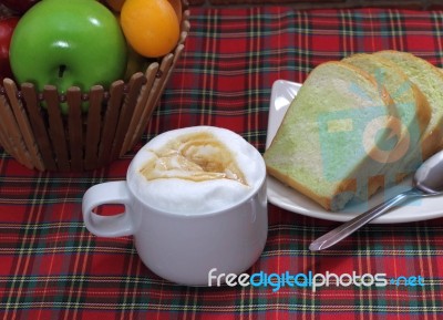 Coffee On Table Stock Photo