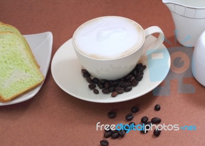 Coffee On Table Stock Photo