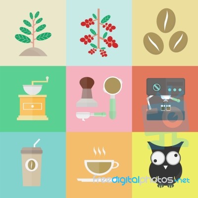 Coffeeicon Stock Image