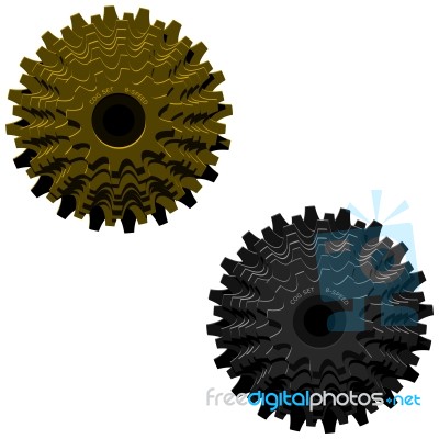 Cog Set Stock Image