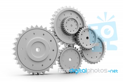 Cogwheels , Gears Stock Image