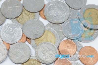 Coin Currency Thb Stock Photo