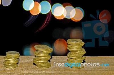 Coin Stack  Stock Photo