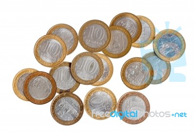 Coins Of Russia Stock Photo