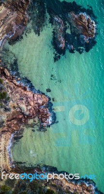 Coles Bay In Freycinet National Park Stock Photo