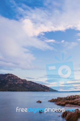 Coles Bay In Freycinet National Park Stock Photo