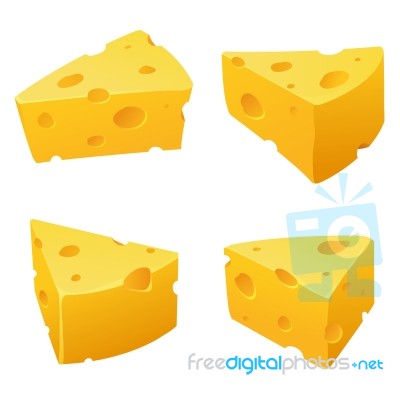 Collection Of Cheese Stock Image