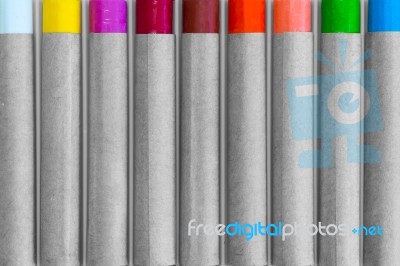 Color Crayon Stock Photo