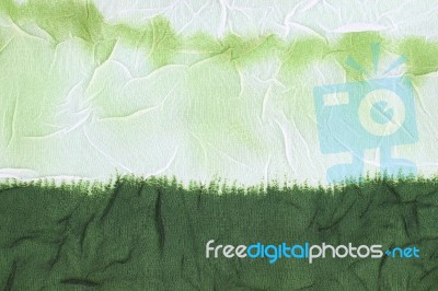 Color Drop On Cloth. Stock Photo