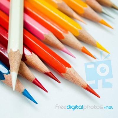 Color Pencil Stock Photo