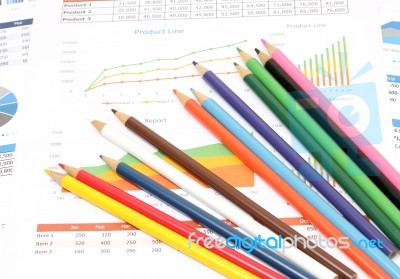 Color Pencils Stock Photo