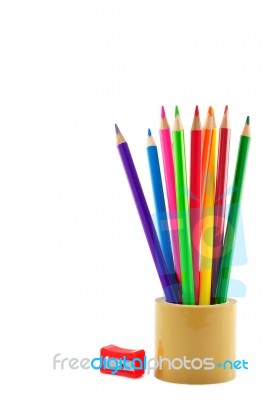 Color Pencils Stock Photo